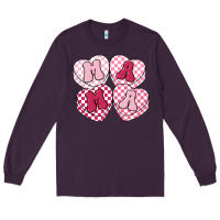 Plum mama candy hearts Long Sleeve Tee - LillyAllenDesigns