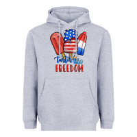 Heather Grey tastes like freedom Heavyweight Hoodie - JahusDesignShop
