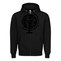 Black i haven't been everywhere but it's on my list travel t shirt Zipper Hoodie - baoMotion
