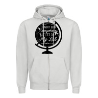 I Haven't Been Everywhere But It's On My List Travel T Shirt Zipper Hoodie | Teevron