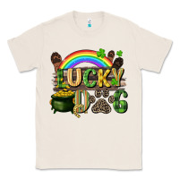 Natural Lucky dog St. Patrick's Day Classic Tee - CowGirlArtShop