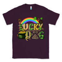 Plum Lucky dog St. Patrick's Day Classic Tee - CowGirlArtShop