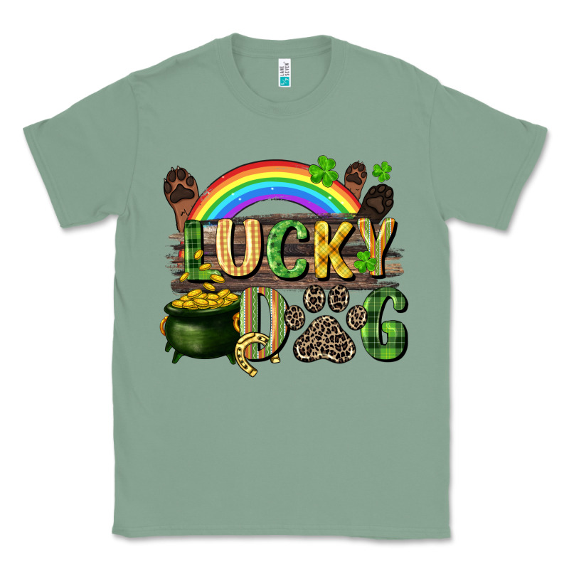 Lucky Dog St. Patrick's Day Classic Tee by CowGirlArtShop | Teevron