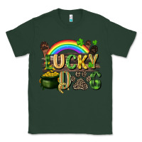 Sports Green Lucky dog St. Patrick's Day Classic Tee - CowGirlArtShop