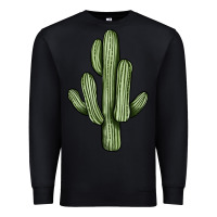 Black cactus Premium Sweatshirt - JahusDesignShop