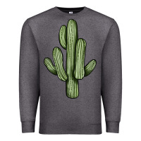 Charcoal Heather cactus Premium Sweatshirt - JahusDesignShop
