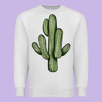 Cactus Premium Sweatshirt Designed By Jahusdesignshop