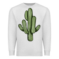 Oatmeal Heather cactus Premium Sweatshirt - JahusDesignShop