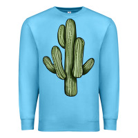 Ocean Blue cactus Premium Sweatshirt - JahusDesignShop