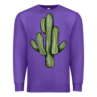 Purple cactus Premium Sweatshirt - JahusDesignShop