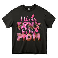 Asphalt i wear pink for my mom Heavy Core Tee - CowGirlArtShop