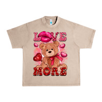 French Oak love more with toy bear Urban Heavy Tee - FaDigitalArtStudio