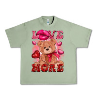 Oil Green love more with toy bear Urban Heavy Tee - FaDigitalArtStudio