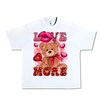 White love more with toy bear Urban Heavy Tee - FaDigitalArtStudio
