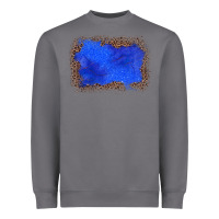 Storm gemstone blue leopard background Heavyweight Sweatshirt - JahusDesignShop