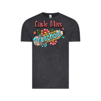 Vintage Black little miss preschool Vintage Tee - RanaPortraitStore