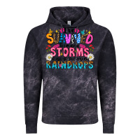 Cloud Black ive survived too many storms to be thered by raind Vintage Hoodie - CowhideDigitalArt