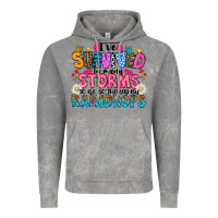Cloud Rock ive survived too many storms to be thered by raind Vintage Hoodie - CowhideDigitalArt