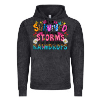 Vintage Black ive survived too many storms to be thered by raind Vintage Hoodie - CowhideDigitalArt