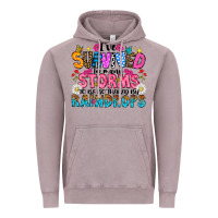Vintage Zinc ive survived too many storms to be thered by raind Vintage Hoodie - CowhideDigitalArt