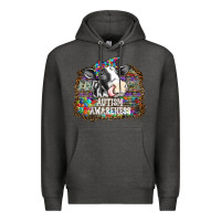 Charcoal Heather autism awareness2 Premium Hoodie - SublimationCraftShop