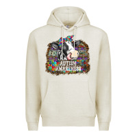 Oatmeal Heather autism awareness2 Premium Hoodie - SublimationCraftShop