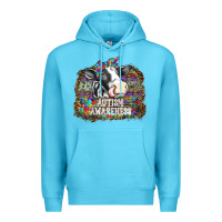 Ocean Blue autism awareness2 Premium Hoodie - SublimationCraftShop
