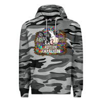 Slate Camo autism awareness2 Premium Hoodie - SublimationCraftShop