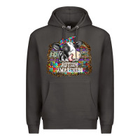 Smoke autism awareness2 Premium Hoodie - SublimationCraftShop