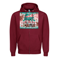 Burgundy sassy just like my mama Zipper Hoodie - JahusDesignShop