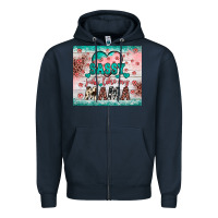 Navy sassy just like my mama Zipper Hoodie - JahusDesignShop