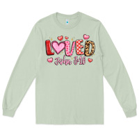 Matcha loved john 3 16 Long Sleeve Tee - LillyAllenDesigns