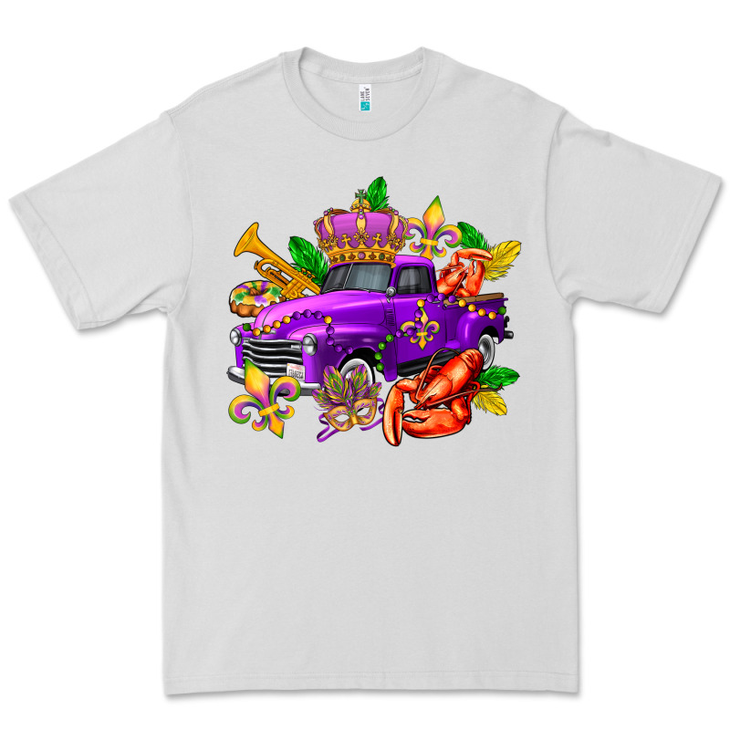 Mardi Gras Truck Olivia Premium Tee by OliviaCreatesArt | Teevron