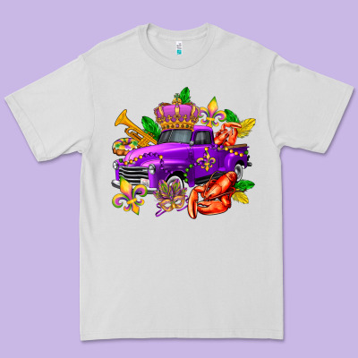 Mardi Gras Truck Olivia Premium Tee Designed By Oliviacreatesart