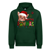 Forest Green merry pawmas christmas chihuahua Urban Hoodie - Jasminsmagicworld