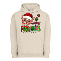Pigment French Oak merry pawmas christmas chihuahua Urban Hoodie - Jasminsmagicworld