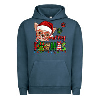 Pigment Midnight Navy merry pawmas christmas chihuahua Urban Hoodie - Jasminsmagicworld