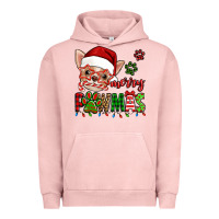 Pigment Salmon merry pawmas christmas chihuahua Urban Hoodie - Jasminsmagicworld