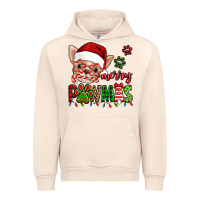 Sandshell merry pawmas christmas chihuahua Urban Hoodie - Jasminsmagicworld