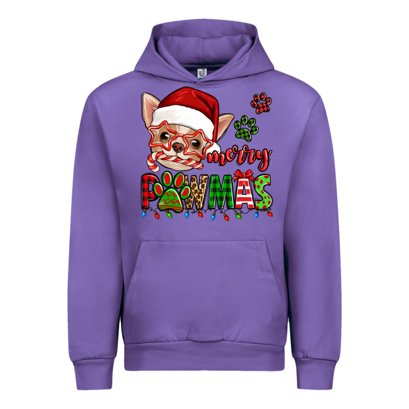 Merry Pawmas Christmas Chihuahua Urban Hoodie by Jasminsmagicworld | Teevron