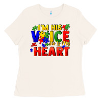 Bone I'm his voice he is my heart Ladies Tee - FaDigitalArtStudio