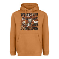 Meerkat longhorn bullskull whatever lossos your longhorn Heavyweight Hoodie - JahusDesignShop