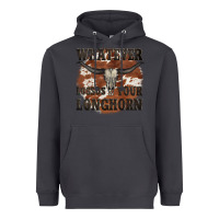 Smoke longhorn bullskull whatever lossos your longhorn Heavyweight Hoodie - JahusDesignShop