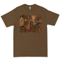 Cacao glitter leopard fall background Premium Tee - RanaPortraitStore