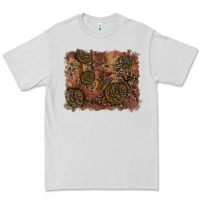 Dove Grey glitter leopard fall background Premium Tee - RanaPortraitStore