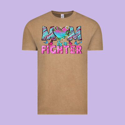 Western Mom Is A Fighter Vintage Tee Designed By Bundleandbundleshop