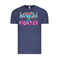 Vintage Denim Western Mom Is A Fighter Vintage Tee - BundleAndBundleShop