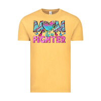 Vintage Mustard Western Mom Is A Fighter Vintage Tee - BundleAndBundleShop