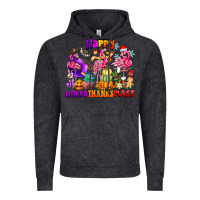 Vintage Black Happy Hallo Thanks Mas Vintage Hoodie - CowhideDigitalArt
