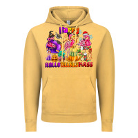 Vintage Mustard Happy Hallo Thanks Mas Vintage Hoodie - CowhideDigitalArt